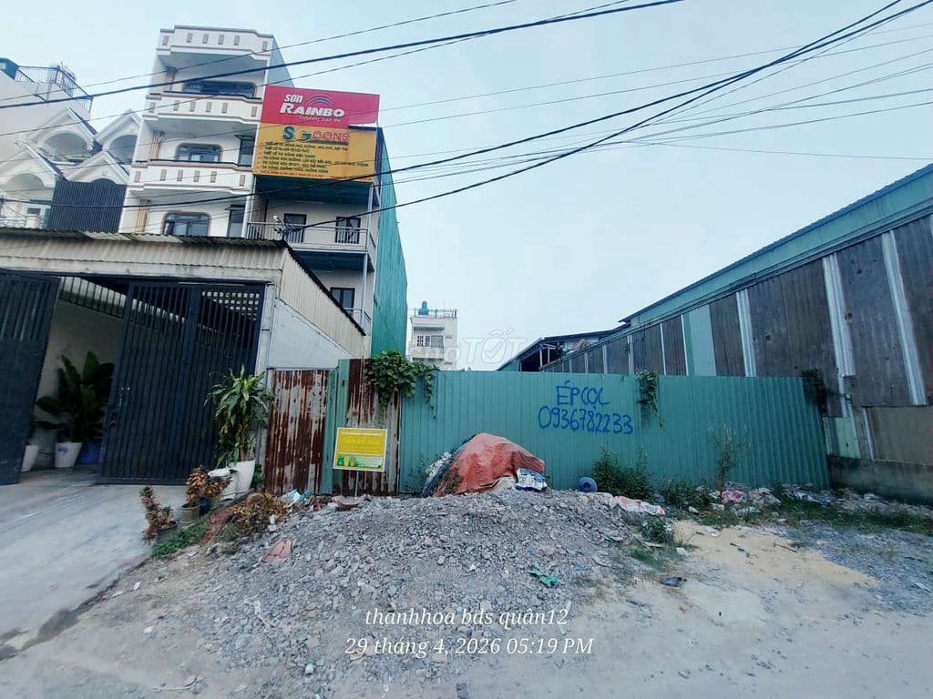 Đất ngang 10 dài 37 . Ngay Cao đẳng Điện Lực Hà Huy Giáp - Ảnh 3