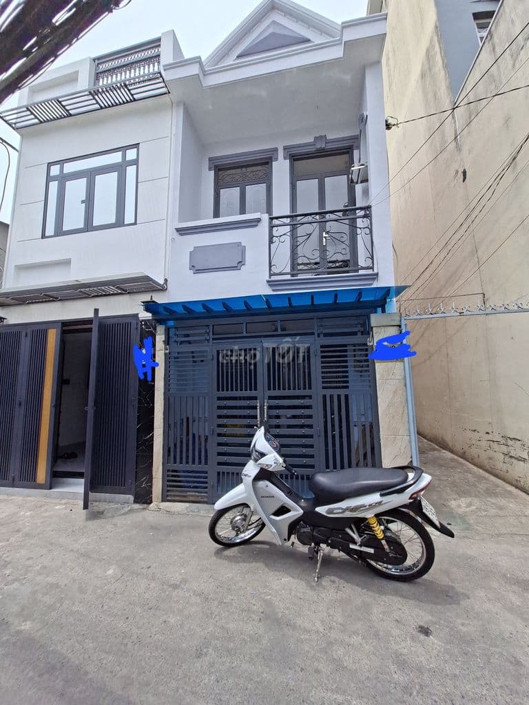 SÁT MT HUỲNH TẤN PHÁT Q7- HẺM 3m- 25m2 - 2 TẦNG ĐÚC- KO QUY HOẠCH