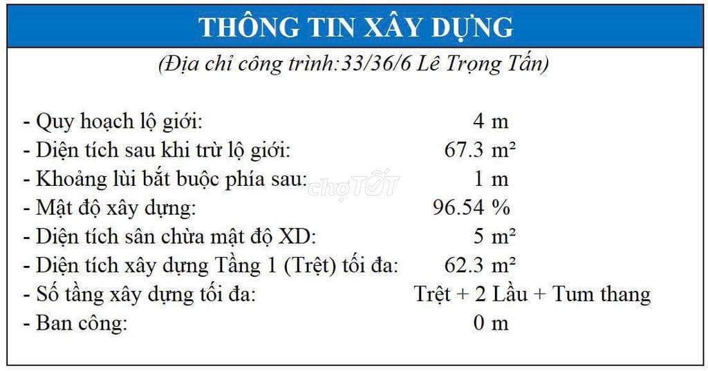 bán dẫy nhà trọ đường Lê Trọng Tấn ngang 5m - Ảnh 2