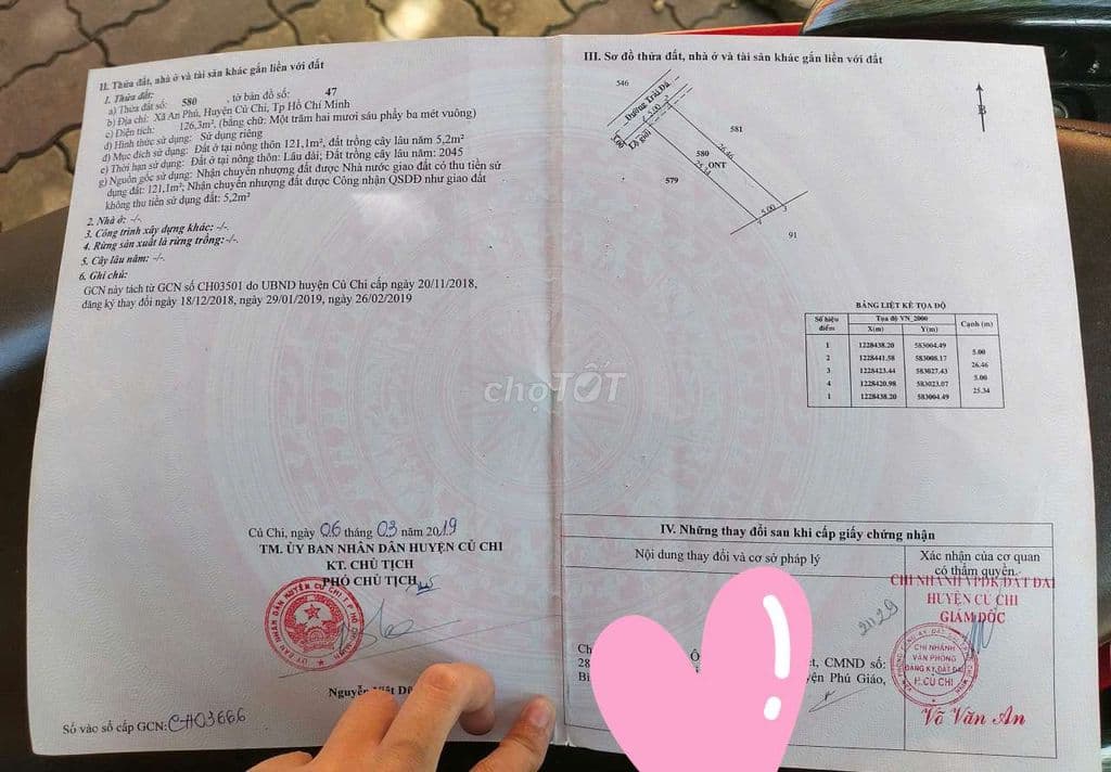 Bán đất An Nhơn Tây (An Phú) Củ Chi - Ảnh 3