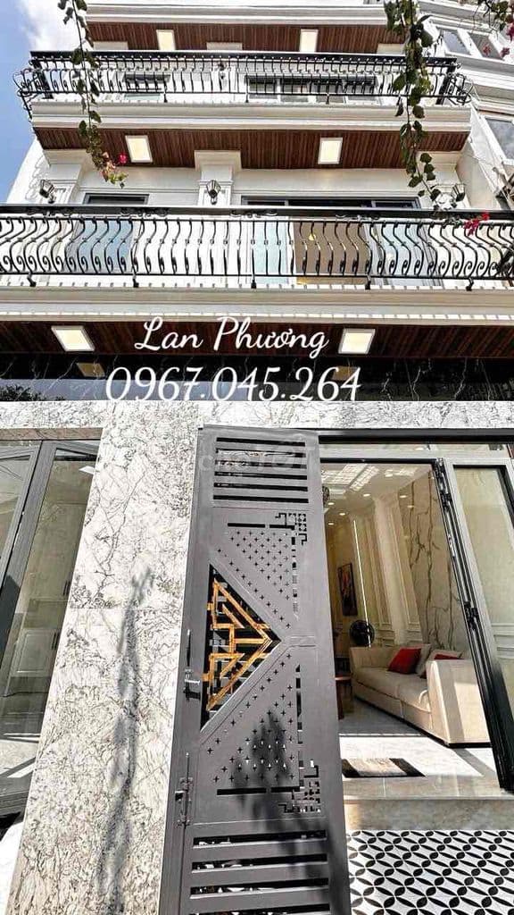 NHÀ MỚI TỪ MÓNG - SẴN THANG MÁY - FULL NỘI THẤT XỊN - NGANG KHỦNG 8M -