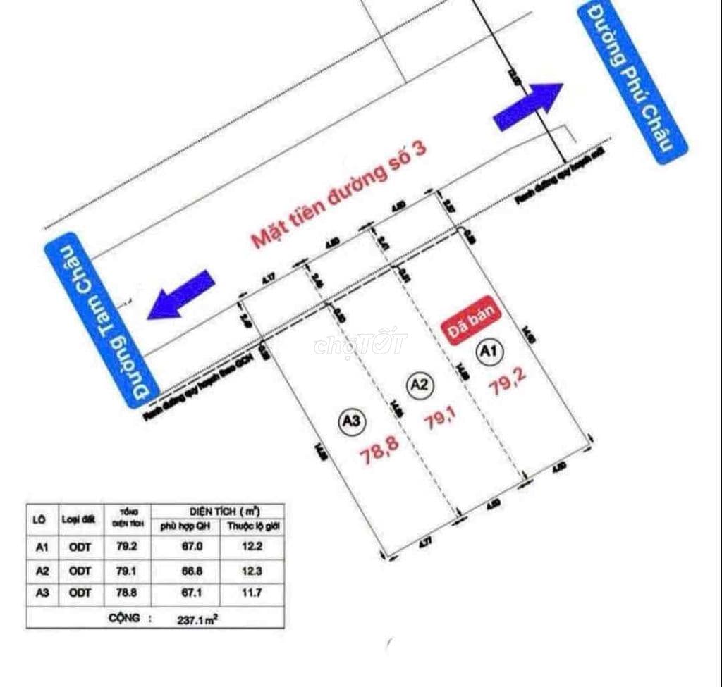 Bán 2 Lô Đất Mặt Tiền Đường Số 3 Phường Tam Bình Tp Thủ Đức Tp Hcm - Ảnh 3