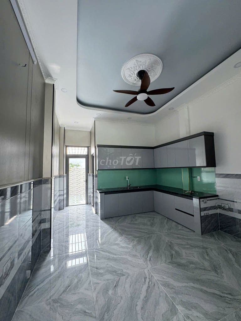 bán nhà SỔ HỒNG RIÊNG mới xây 1 trệt 1 lầu , thới tam thôn, hóc môn - Ảnh 2