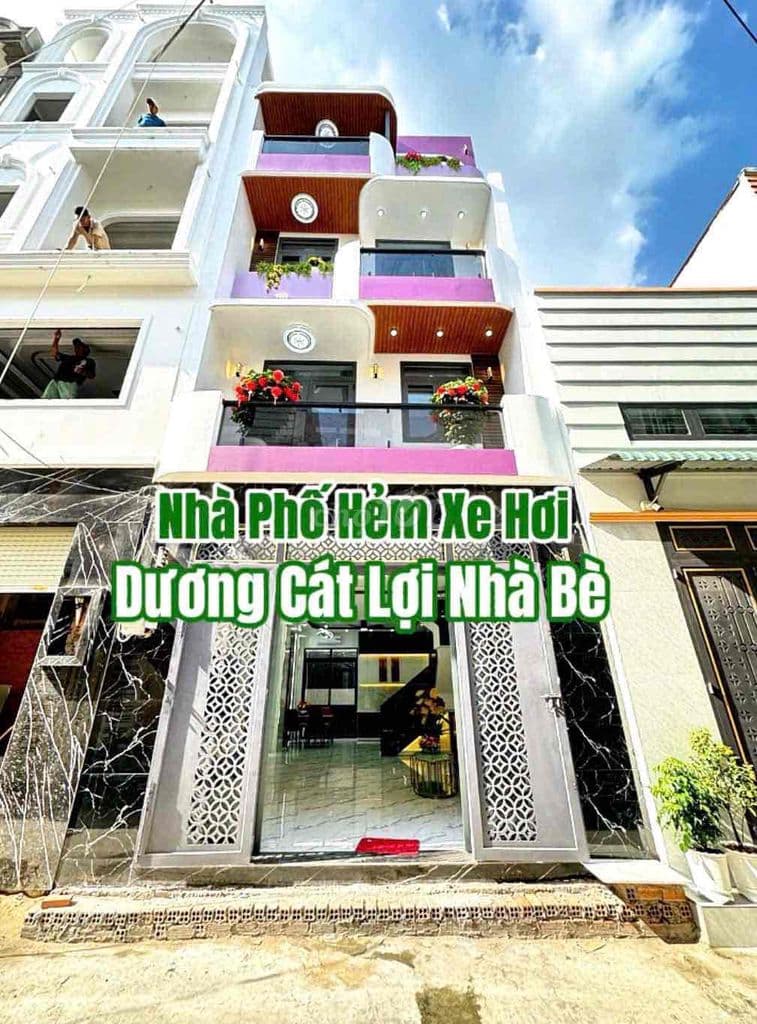 Bán nhà sổ hồng riêng dương cát lợi nhà bè 5x11,5m giá 8 tỷ 490 tr