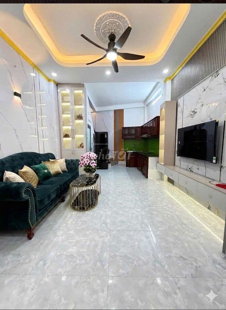 NHÀ MỚI 4x10M NỞ HẬU 4.26M,FULL NT,THỐNG NHẤT P16 HẺM THÔNG LÊ VĂN THỌ - Ảnh 2