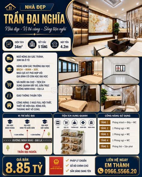 bán nhà gần ngã tư đại la