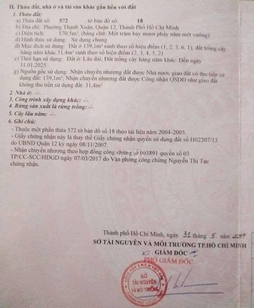 Chính chủ bán lô đất mặt tiền đường TX43 (Q12 cũ), thổ cư 140m2 - Ảnh 2