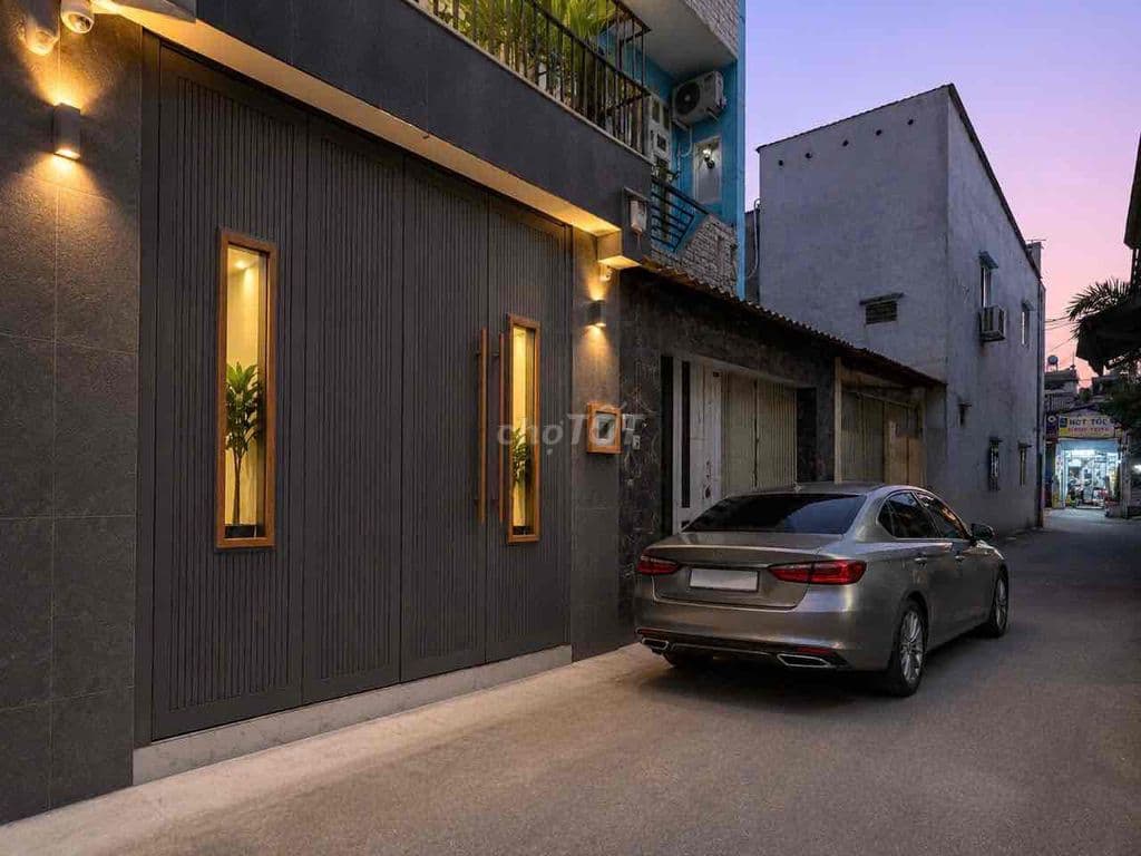 ( Gần chợ Bà Chiều ) Bán nhà Bùi Đình Tuý ,xe hơi tới cửa ,mới,4x 12 , - Ảnh 2
