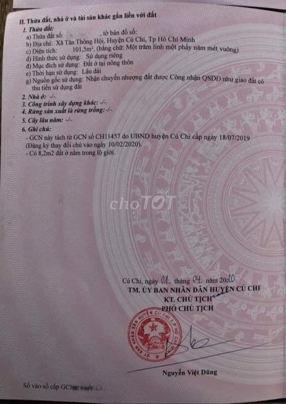 với 10tr/m2 bạn có thể sở hữu 100m2 đất TÂN THÔNG HỘI định cư lâu dài - Ảnh 3