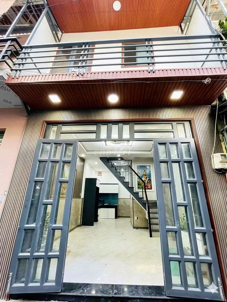 Nhà mới (DT:4x8m) ở Nguyễn Văn Quá Quận 12 gần Chợ Cầu Giá 1tỷ650tr