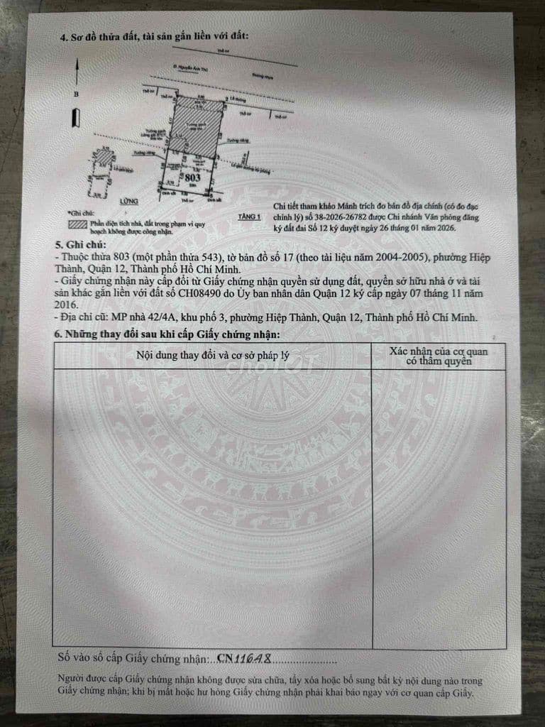 Chính chủ bán mặt tiền ngang 9m quận 12 - Ảnh 2