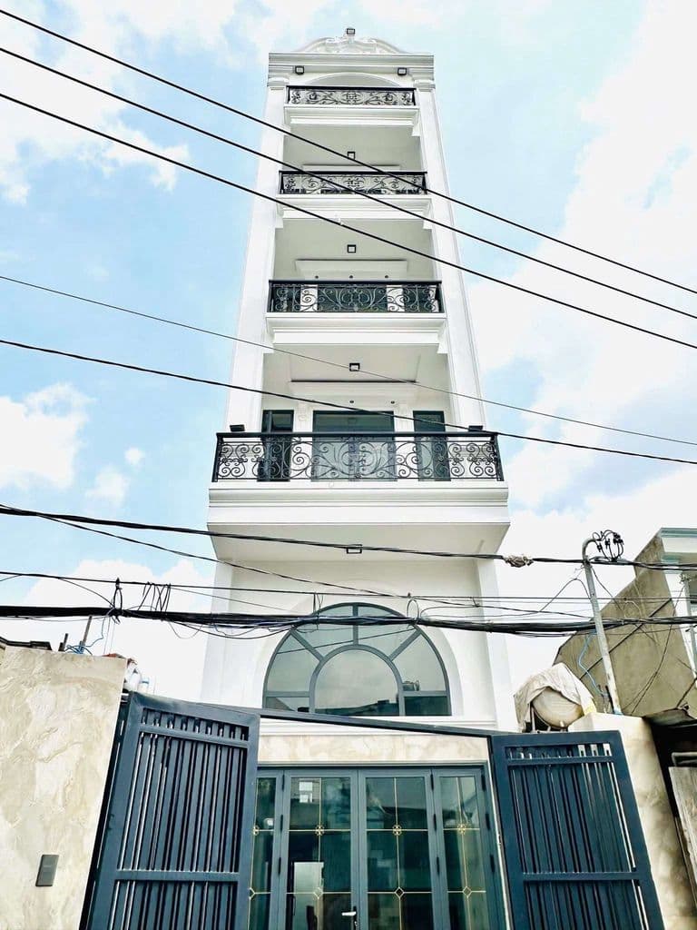 Nhà Phố 4m x 26m. 5 Tầng Có Thang Máy MT Nhánh Đông Hưng Thuận 42