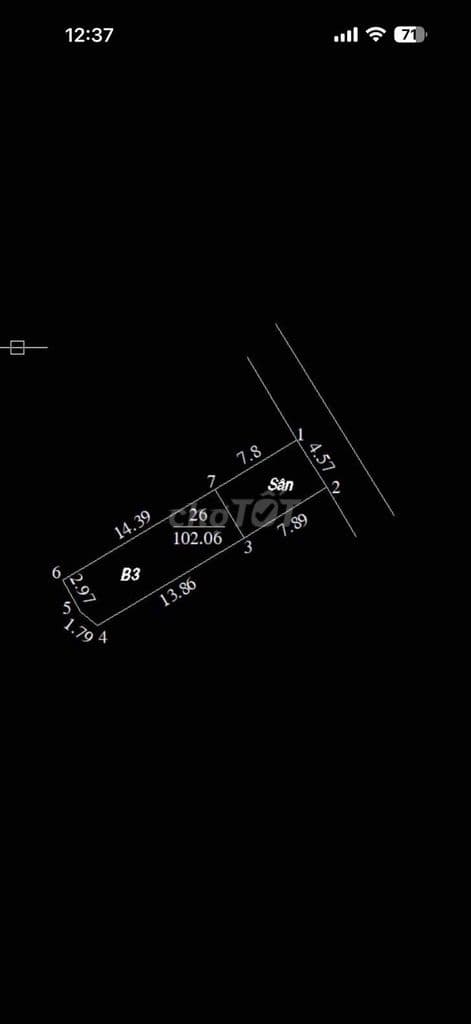 bán 102 m2 đất số 19 ngõ 1 trung văn trước mặt lương thế vinh mỏ rộng - Ảnh 2