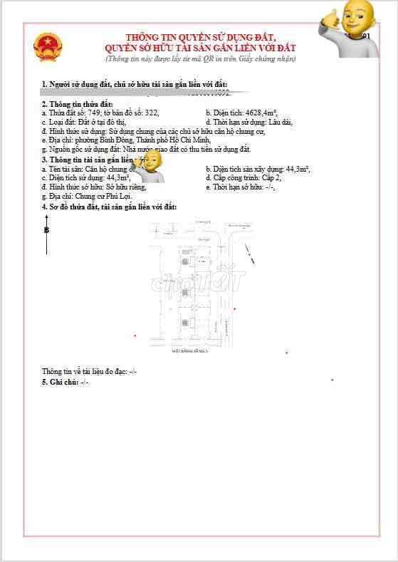 CẦN BÁN GẤP CĂN HỘ CHUNG CƯ PHÚ LỢI D2 - Thang bộ lầu 4