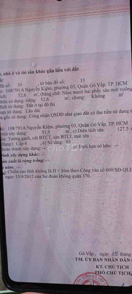 Nhà hẻm 175 nguyễn văn công - Xe hơi thông - 2 lầu 3 phòng ngủ - Ảnh 2
