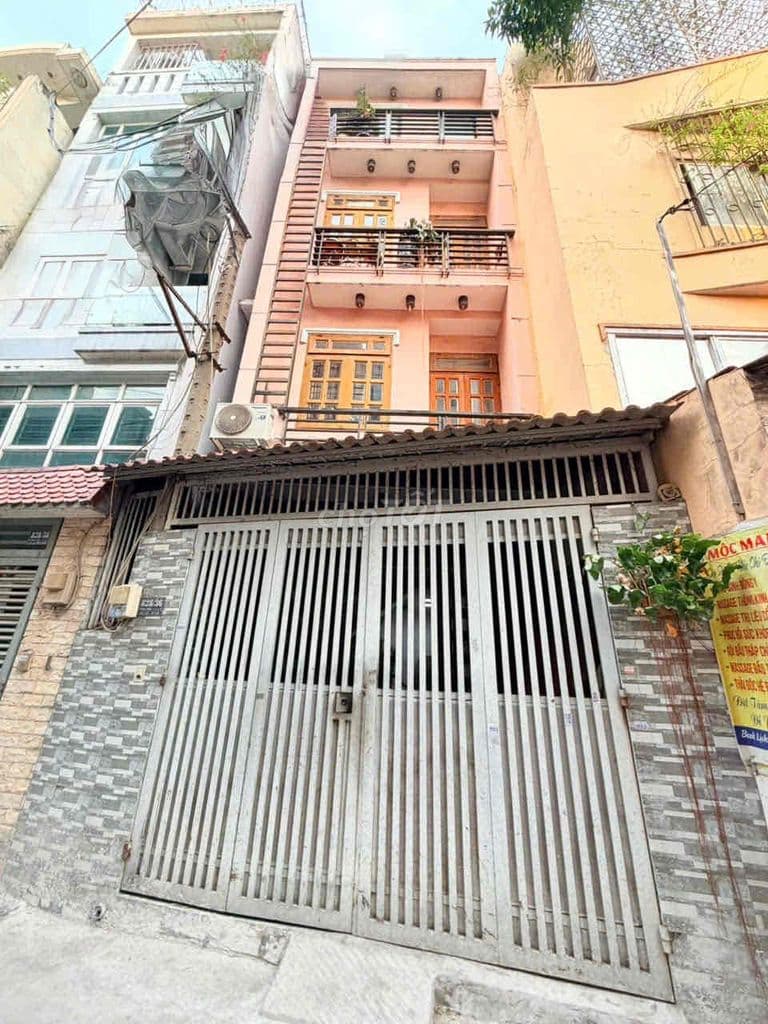 nhà 1 sẹc hẻm xe tải đúc 3 lầu phường 15 Tân Bình