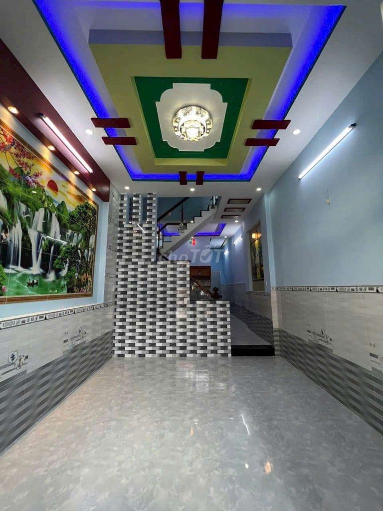 Nhà 4mx16m đúc 1 lầu 4pn.2wc hẻm xe hoi thông / Đường 1A ,Vĩnh lộc b - Ảnh 2