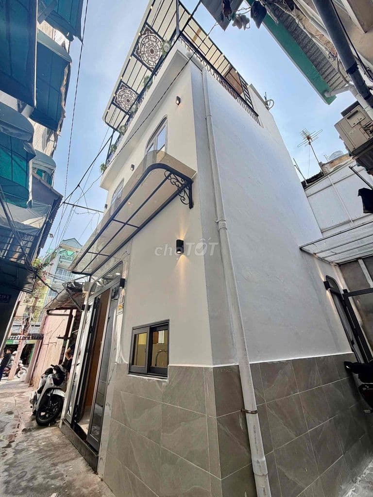 Mặt tiền thụt Lê Quang Định, 3 tầng 4,7m x 5m, 21m2 đất 2PN, 3Toilet, - Ảnh 3