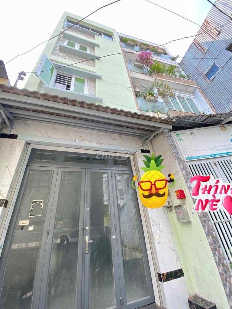 Nhà hẻm 3.5m Thiên Phước P9 Tân Bình, 3.6x11m, 4 tầng, 7pn giá 6.49 tỷ