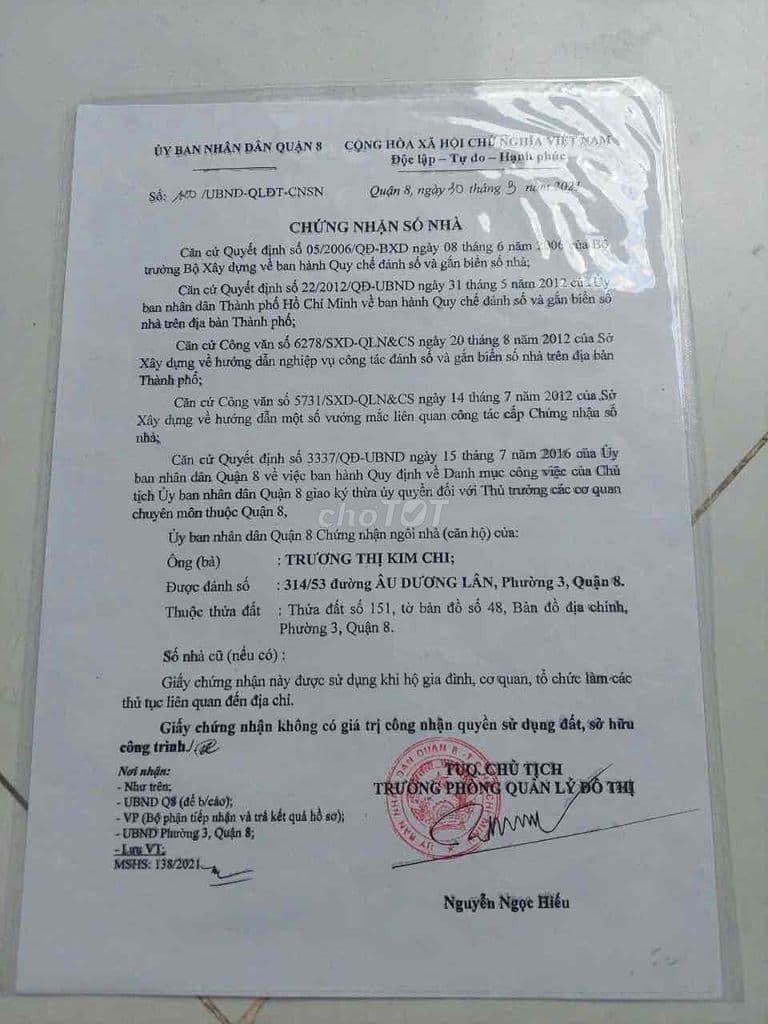 Chưa Tới 1 Tỷ Có Ngây Nhà MT Hẻm 6m Âu Dương Lân, P3, Q8 Giá Siêu Rẻ! - Ảnh 3