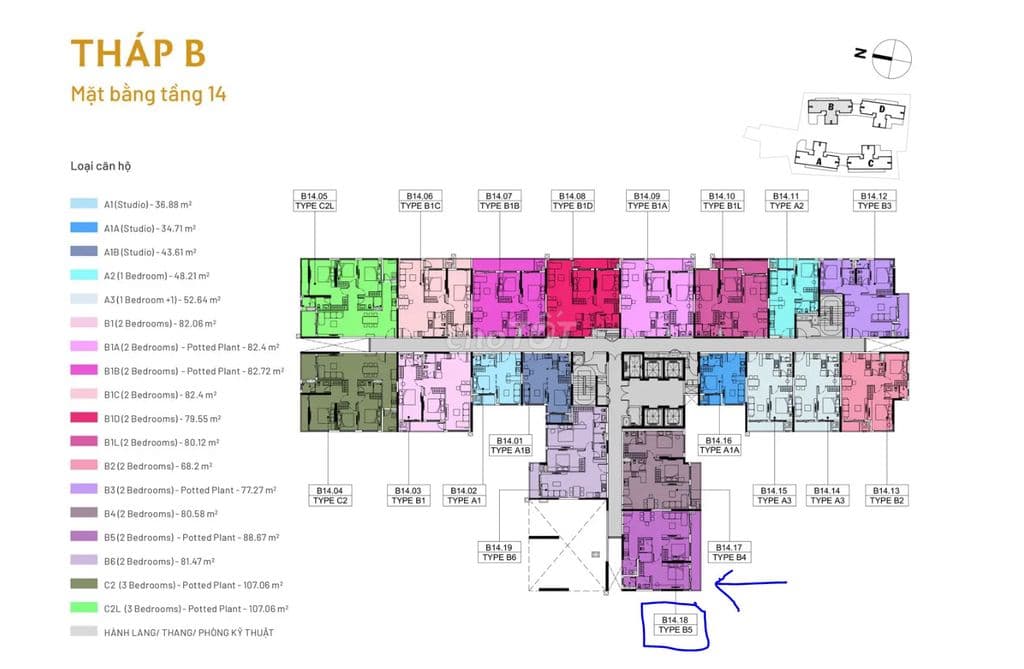 Cực hot! Elysian 2PN cực hiếm 88m2, ban công dài, giá 7 tỷ 350