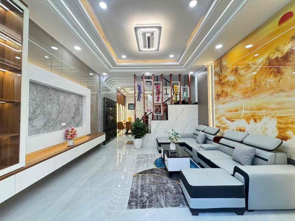 Nhà 2 Lầu Đường 12m Chợ Đường Gần Ngã Tư Ga Q12 - Ảnh 2