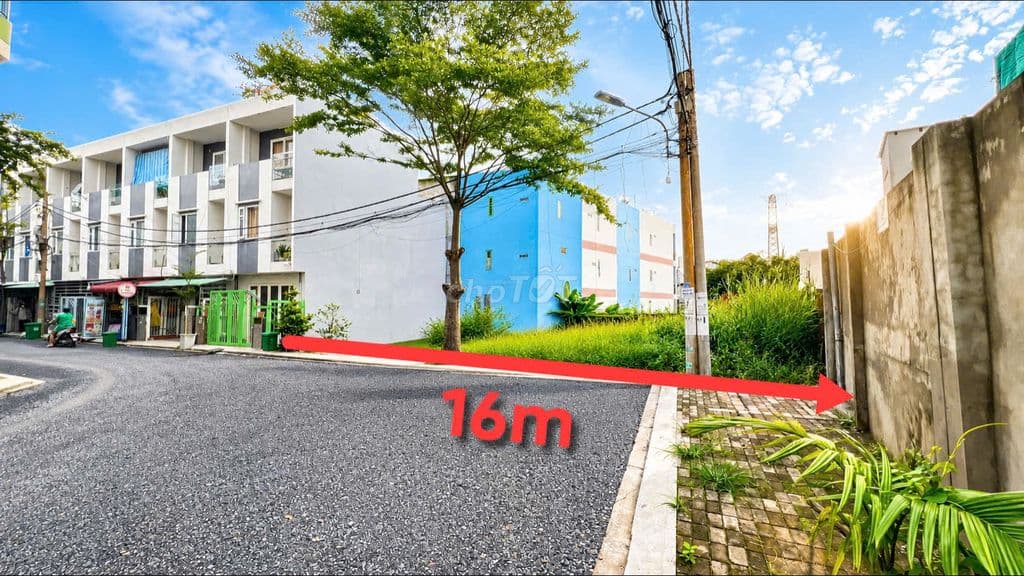 Đất ngang 16m - Xây CHDV - Nhà vườn - Đường 10m - Ven Sông
