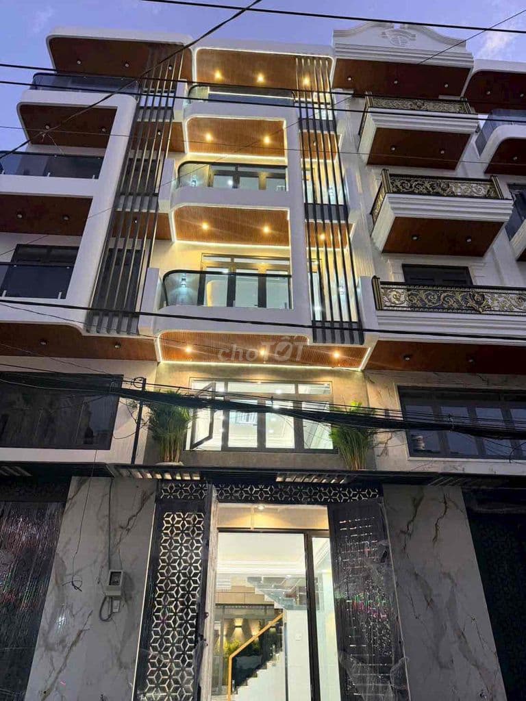 Hẻm 8m Gò Xoài nhà đẹp 4.12m x 16m đúc 5 tấm giá tốt