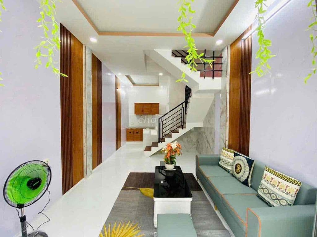 nhà thạnh xuân 25 3,5m x10m nhà 1 trệt 2 lầu 3pn 3 wc thổ cư 100% - Ảnh 2