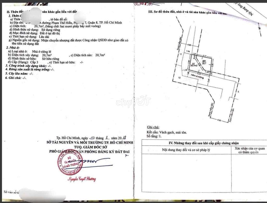 Nhà căn góc 3 tầng 2 phòng ngủ Phạm Thế Hiển giá 2 tỷ 2 - Ảnh 2