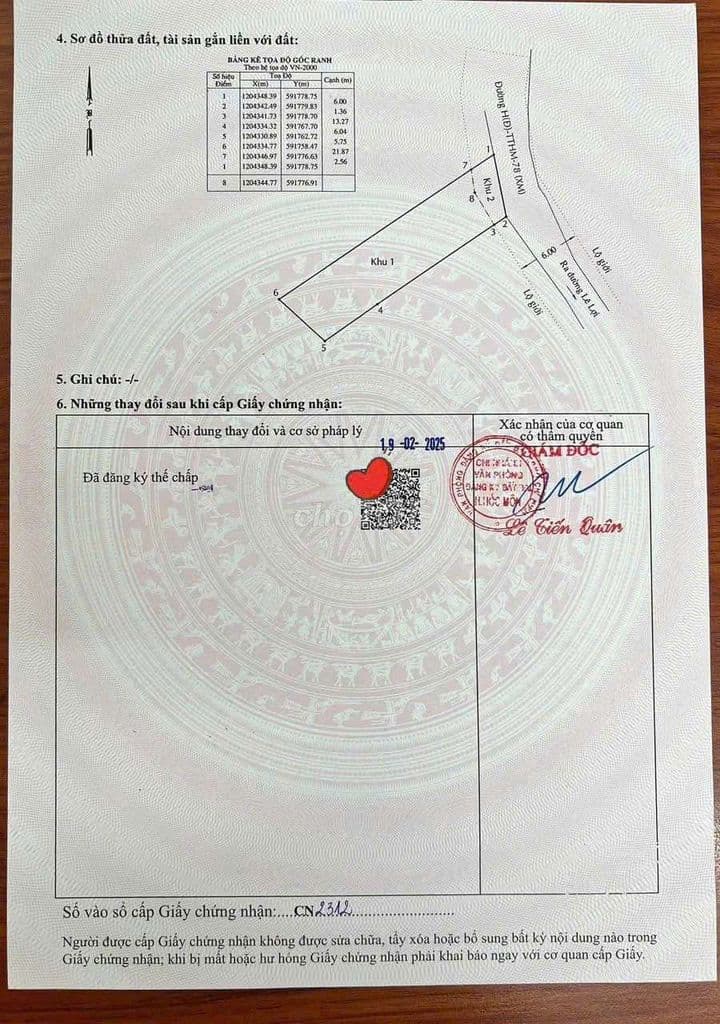 Đất trung tâm Hóc Môn chính chủ - Ảnh 2