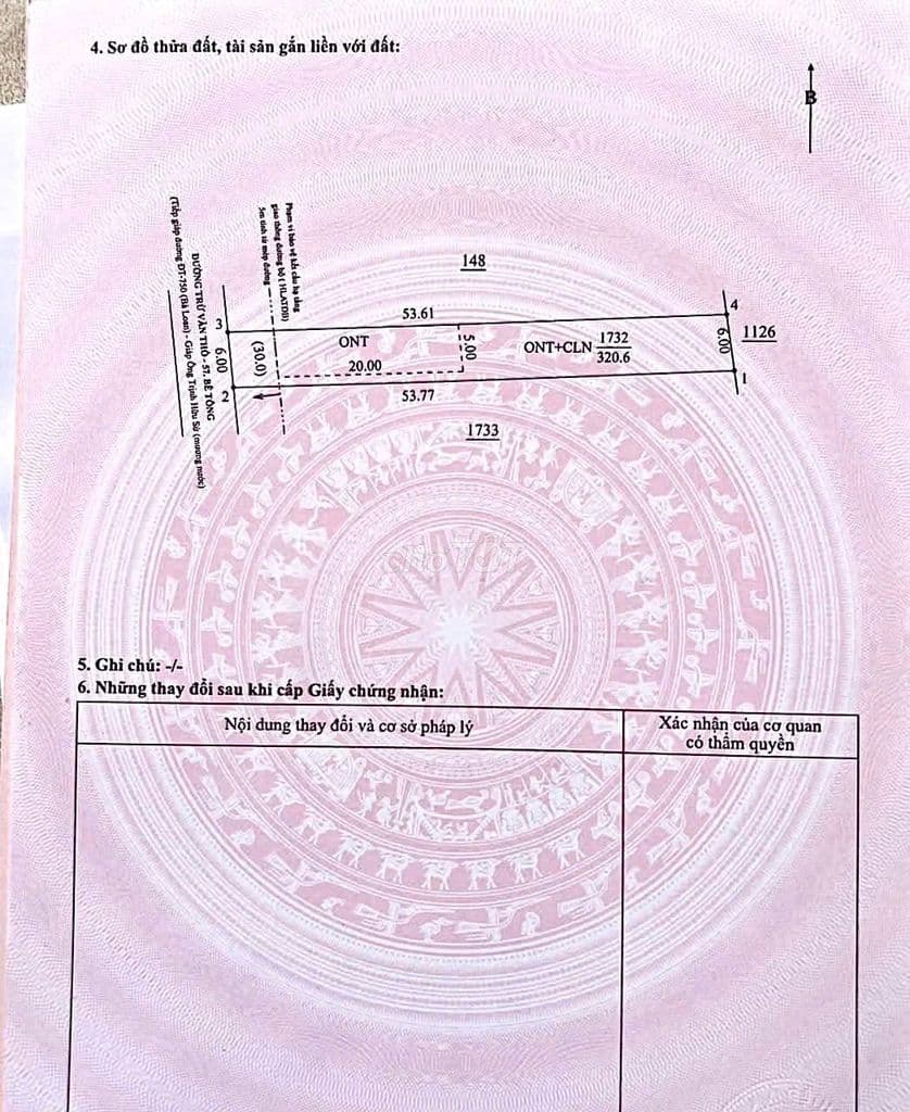 Bán đất xã Trừ Văn Thố, TP.HCM, 6x53m, thổ cư - Ảnh 2