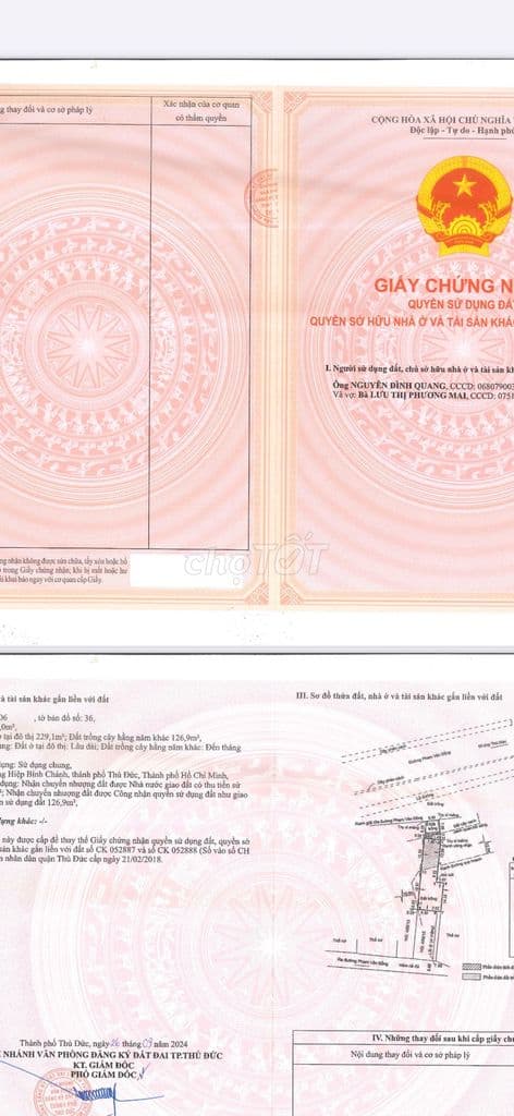 Bán lô đất 3 mặt tiền đường phạm văn đồng