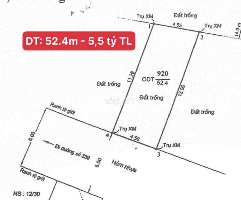 Bán 5 Lô F0 Đường 339 Đỗ Xuân Hợp Phường Phước Long B Quận 9 Tp Hcm - Ảnh 3