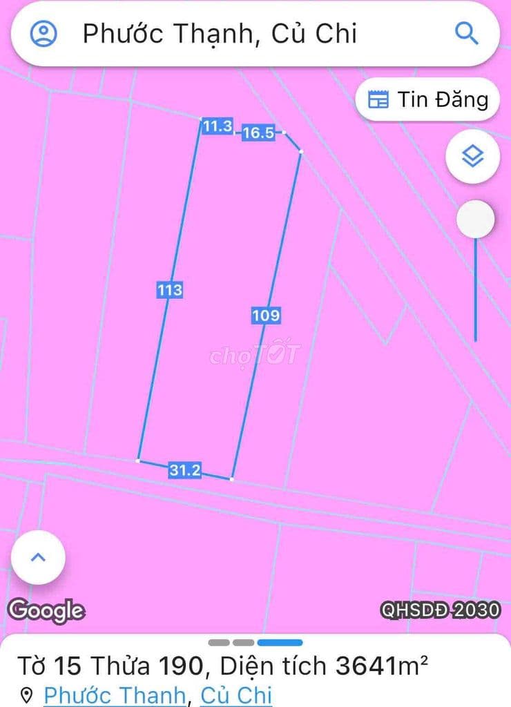Bán lô đất đường xe hơi Tỉnh Lộ 7, Phước Thạnh, Củ Chi _ hai mặt tiền - Ảnh 3