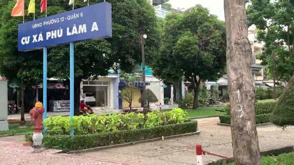 72m2- Mặt tiền cư xá Phú Lâm A-Nhà cấp 4- Xe hơi đổ cửa