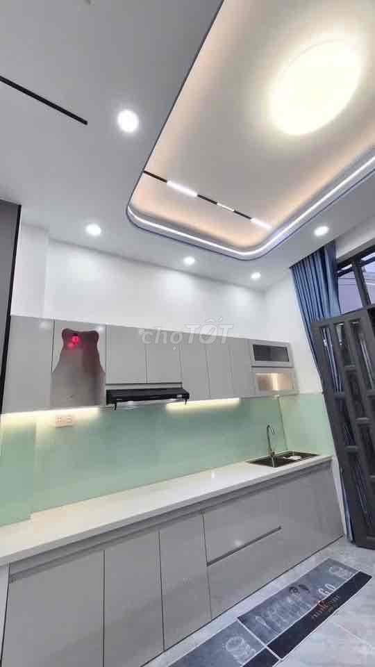 Nhà Xây Mới 4 Tầng đúc ✅ Hưng Phú P10 Q8 hxh 6,98 🧄 - Ảnh 3