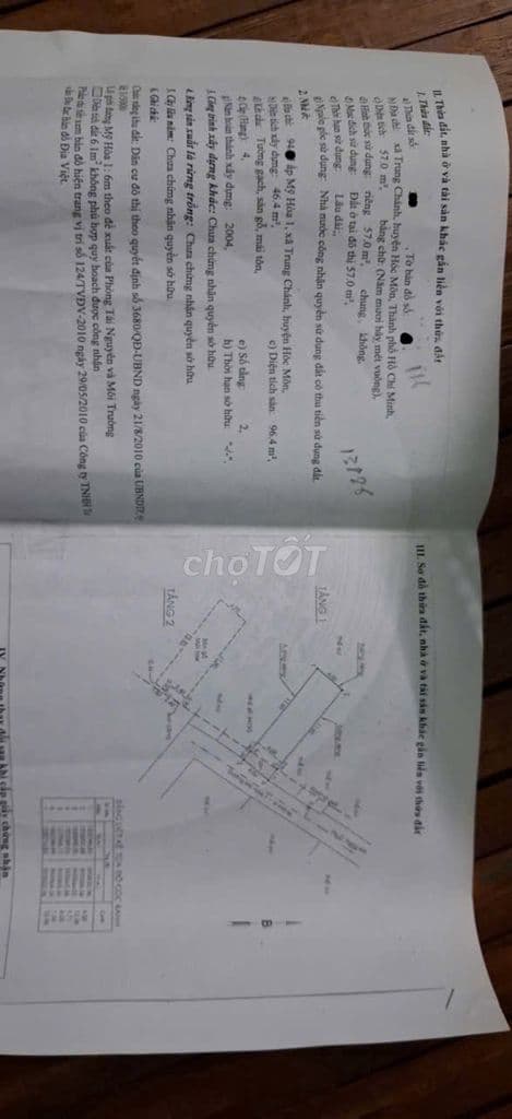 Nhà bán xã Trung Chánh huyện hóc môn 4 x 15 trệt, 1 lầu/ sổ hồng riêng