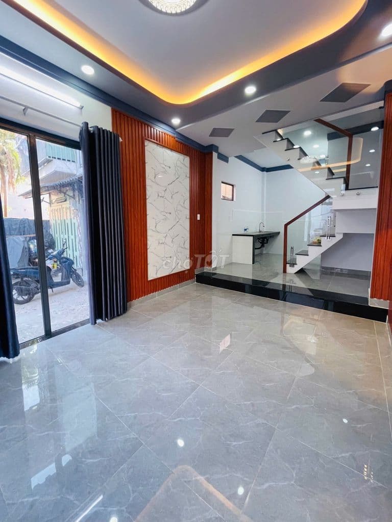 Nhà 3,5m x 10m 1 trệt 1 lầu 2PN gần Trường Nguyễn Hiền Quận 12 - Ảnh 3