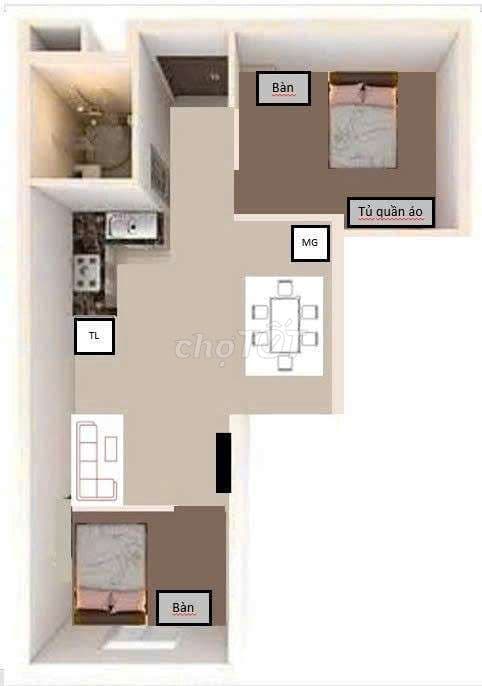 Bán căn hộ Lô A chung cư Moscow Tower - 2PN - SHR - Ảnh 2