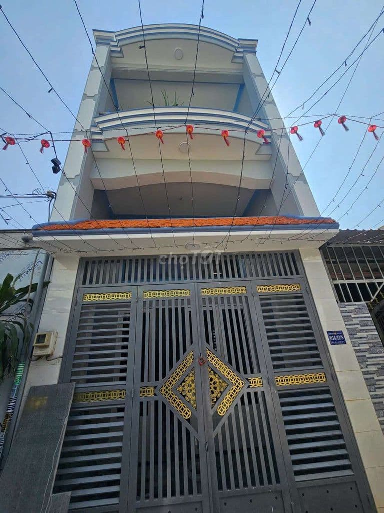 Bán nhà võ văn vân 1T+ 2 lầu 4pn ,2w đường 4m DT: 4x14m