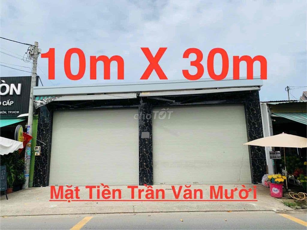 NHÀ MẶT TIỀN 10m X 30m-KDBB CHO THUÊ NHÀ MỚI