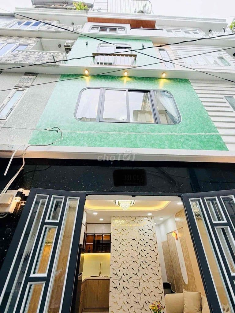 HXH Nguyễn Văn Đậu, 4 Tầng(3PN) SD: 100m2, 20m ra mặt tiền, Có Sân Thu