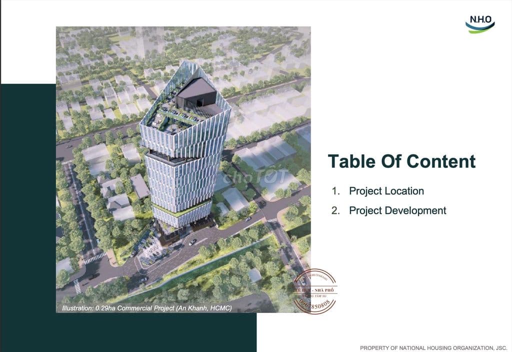 Bán Quỹ đất 3000m2 Thảo Điền - GPXD 3 hầm 22 tầng