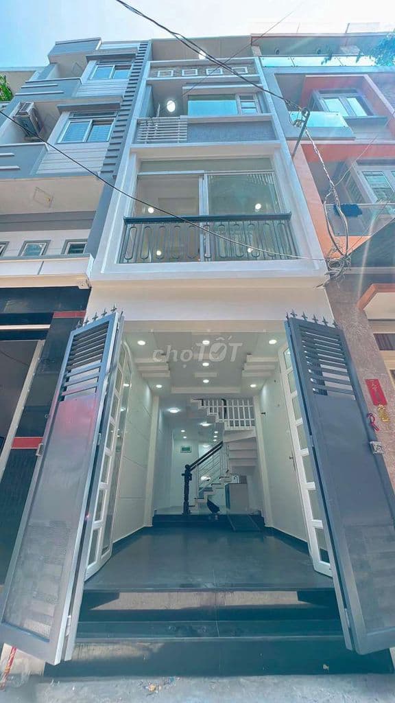 Nhà 4Tầng Hưng Phú p10 Quận 8 - 4PN - SHR hoàn công - DTSd 144m2