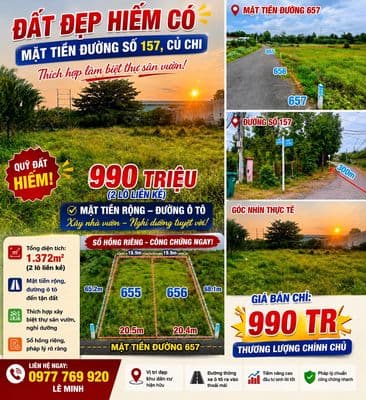🔥 ĐẤT CÂY TRÔM MỸ KHÁNH – GẦN QL22 – 500m² – CHỈ 990 TRIỆU 🔥 - Ảnh 3