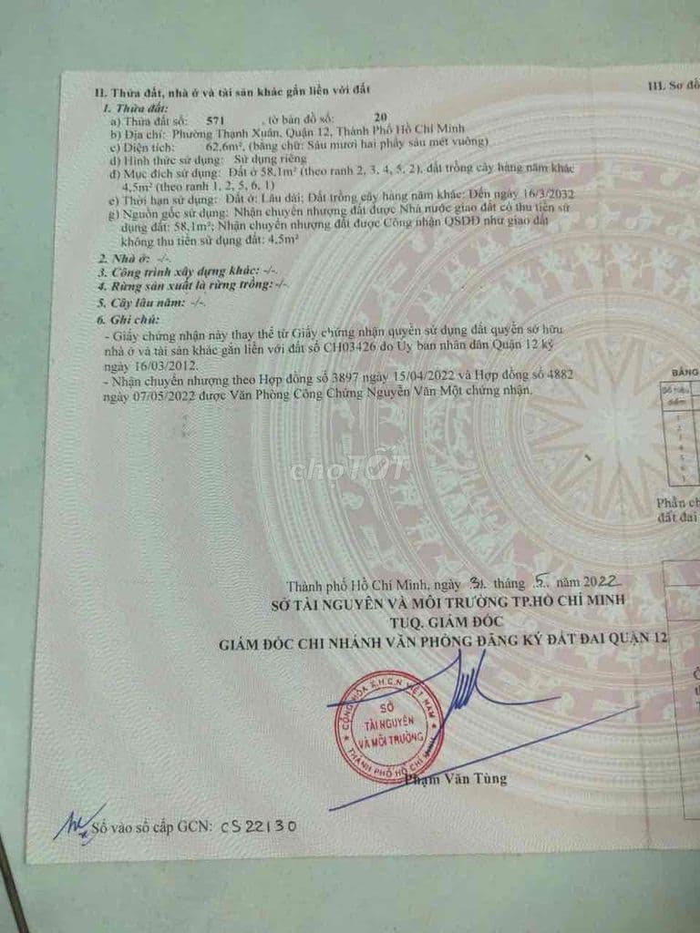 Đất đường thông xe tải cần bán - Ảnh 3