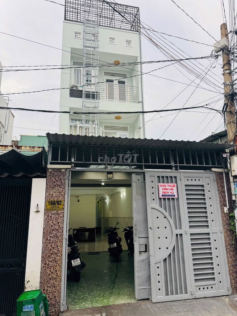 Bán nhà hẻm 160/92 Phan Huy Ích, 8 phòng CHDV, dòng tiền 40 trđ/tháng