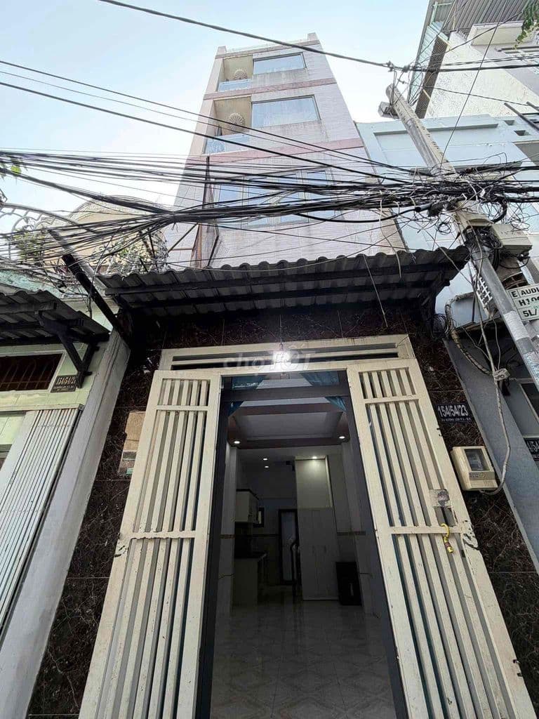 Nhà 5 Tầng hẽm chuẩn 4m P3 Q8