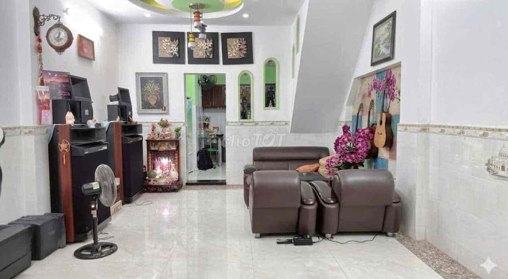 Bán nhà Tân Bình-Hẻm ô tô-Giáp Q11-Âu Cơ-P10-50m2 nở hậu-4,5x11-3tầng - Ảnh 3